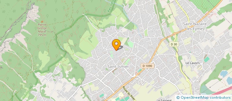 localisation de l'entreprise SCI AUFA à SAINT-ISMIER