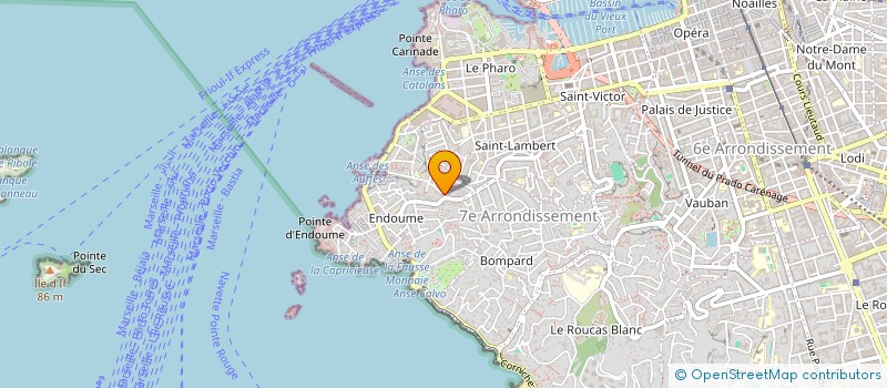 localisation de l'entreprise SCI AUFFIERS à MARSEILLE