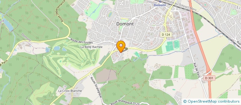 localisation de l'entreprise SCI AUGAGNEUR  DOMONT