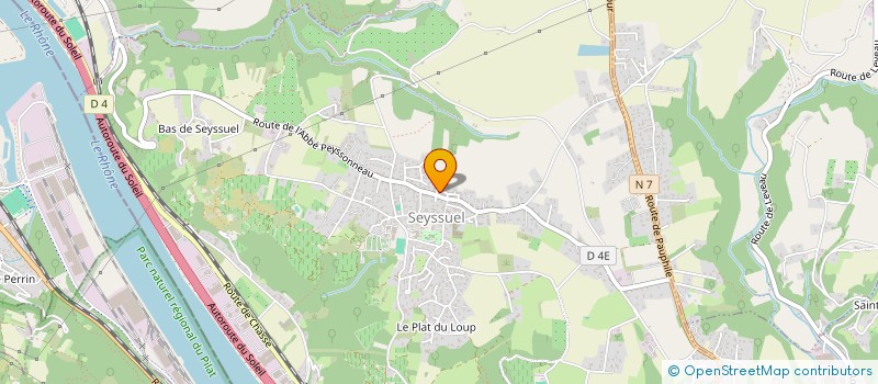 localisation de l'entreprise SCI AUGAMA  SEYSSUEL