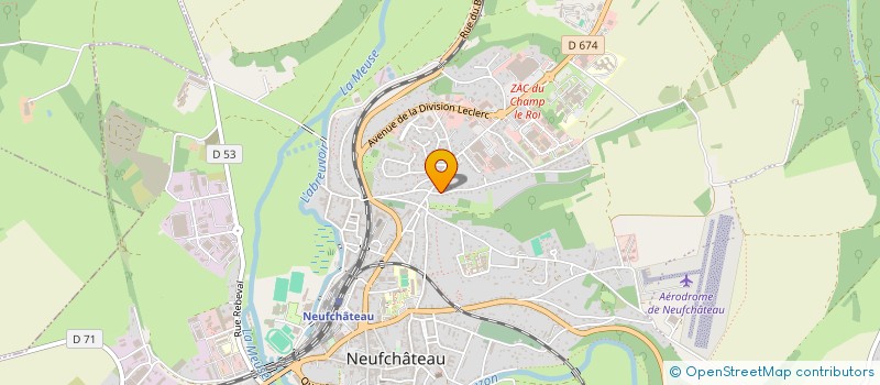 localisation de l'entreprise SCI AUGAPALINE à NEUFCHATEAU