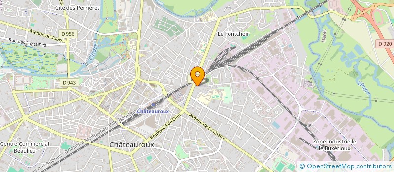 localisation de l'entreprise SCI AUGAY FRERES à CHATEAUROUX