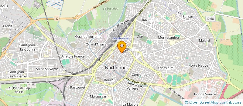 localisation de l'entreprise SCI AUGE à NARBONNE