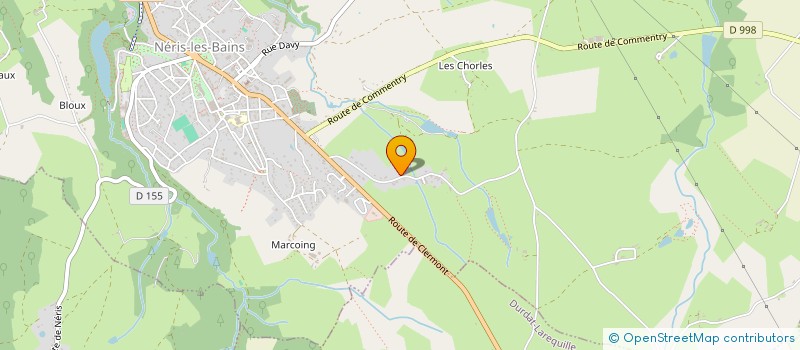 localisation de l'entreprise SCI AUGER  NERIS-LES-BAINS