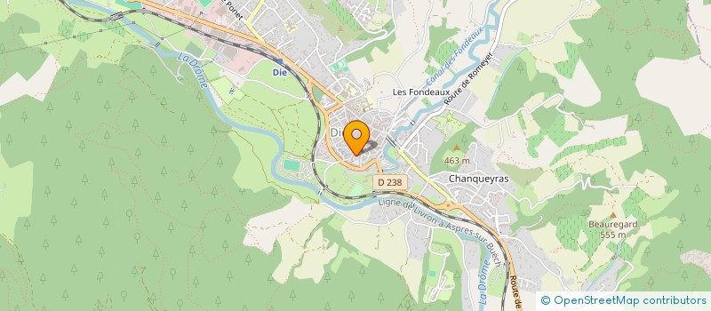 localisation de l'entreprise SCI AUGER 4 RUE AMEDEE ROUSSET à DIE