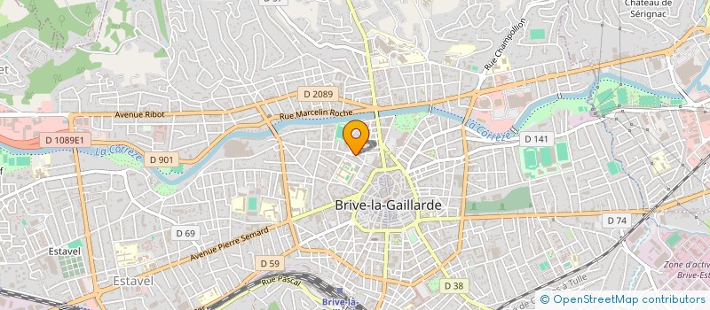 localisation de l'entreprise SCI AUGER  USSAC