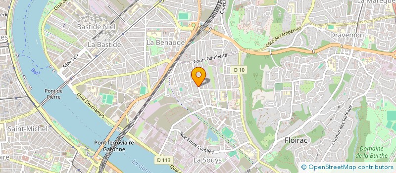 localisation de l'entreprise SCI AUGER PERRIAT  FLOIRAC