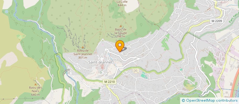 localisation de l'entreprise SCI AUGER SAINT JEANNET  SAINT-JEANNET