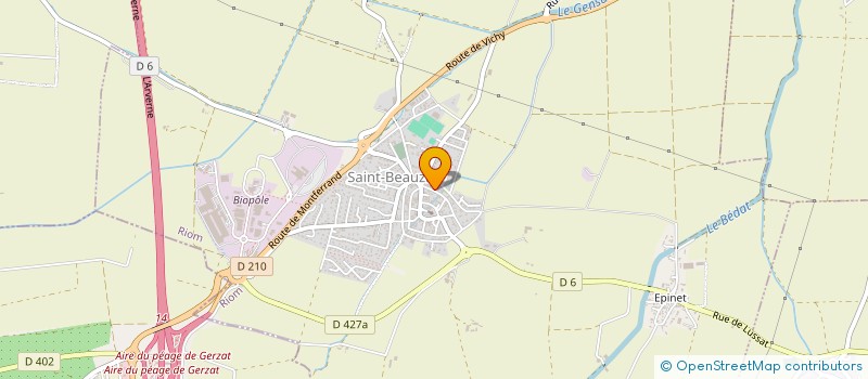 localisation de l'entreprise SCI AUGERE PERE ET FILS à SAINT-BEAUZIRE