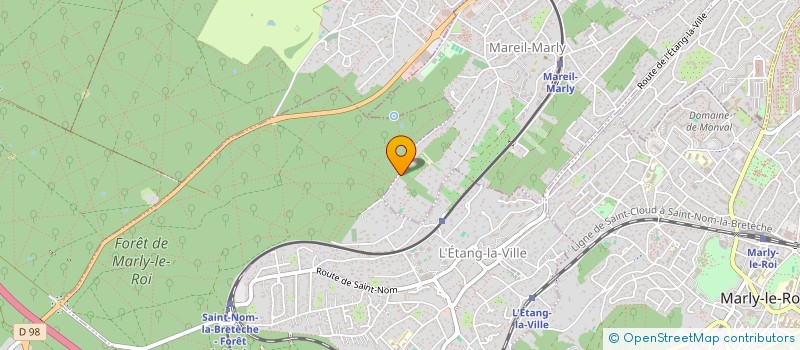 localisation de l'entreprise SCI AUGEREAU 13  MAREIL-MARLY