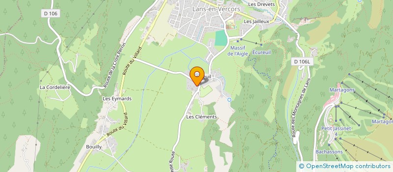 localisation de l'entreprise SCI AUGIDAS  LANS-EN-VERCORS