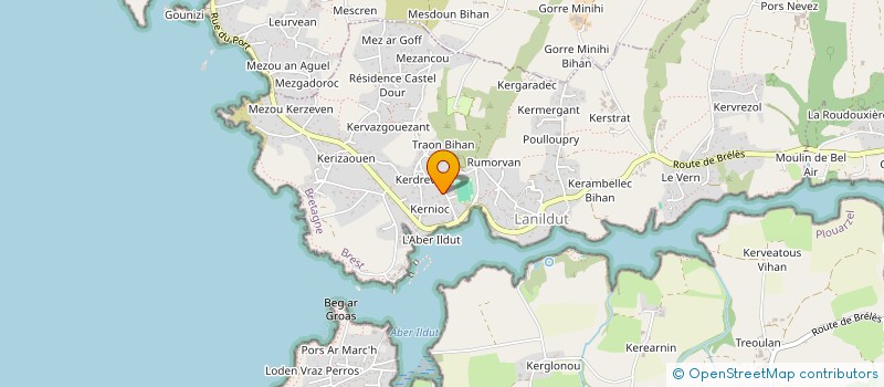 localisation de l'entreprise SCI AUGILOXA  LANILDUT