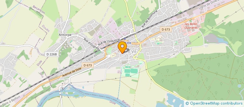 localisation de l'entreprise SCI AUGIM  SAINT-VIT