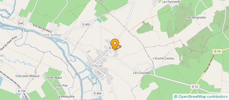 localisation de l'entreprise SCI AUGIZEAU à VIBRAC