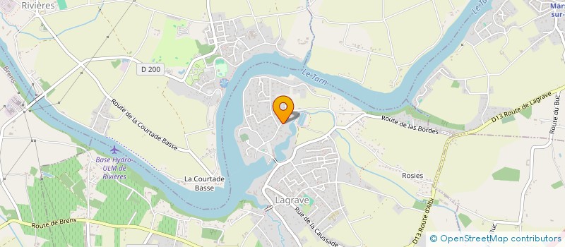 localisation de l'entreprise SCI AUGLIA  LAGRAVE