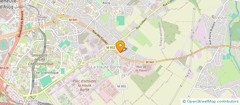 localisation de l'entreprise SCI AUGMAD à VILLENEUVE-D'ASCQ