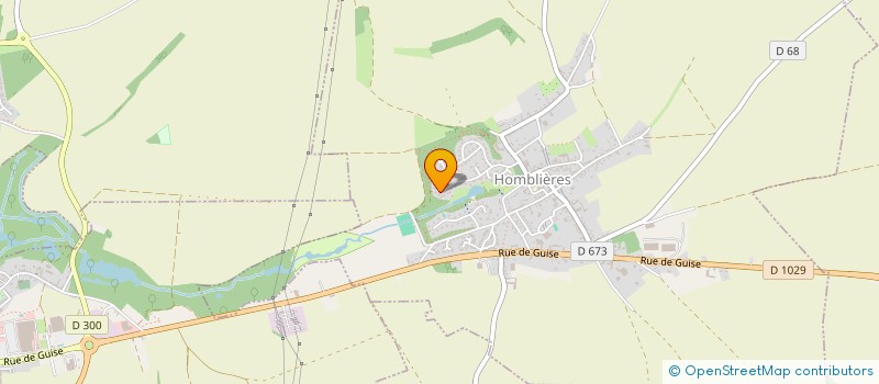 localisation de l'entreprise SCI AUGSTINE  HOMBLIERES