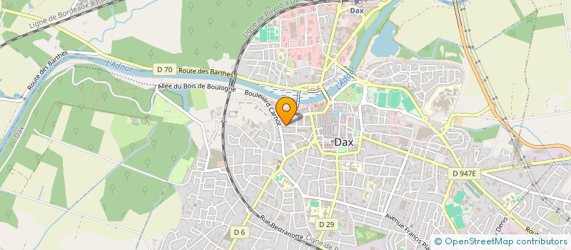 localisation de l'entreprise SCI AUGUSTA à DAX