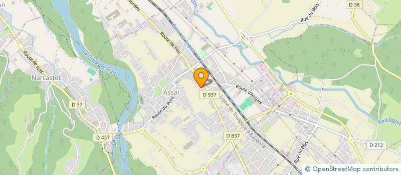 localisation de l'entreprise SCI AUGUSTA  ASSAT