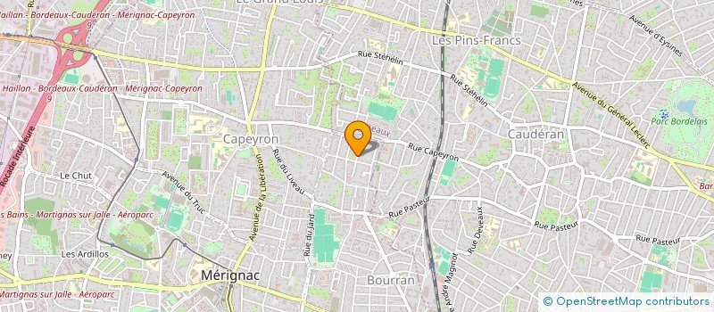 localisation de l'entreprise SCI AUGUSTA  MERIGNAC