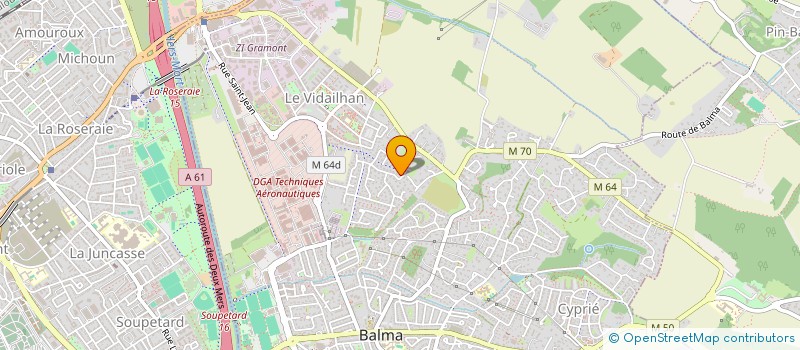 localisation de l'entreprise SCI AUGUSTA  BALMA