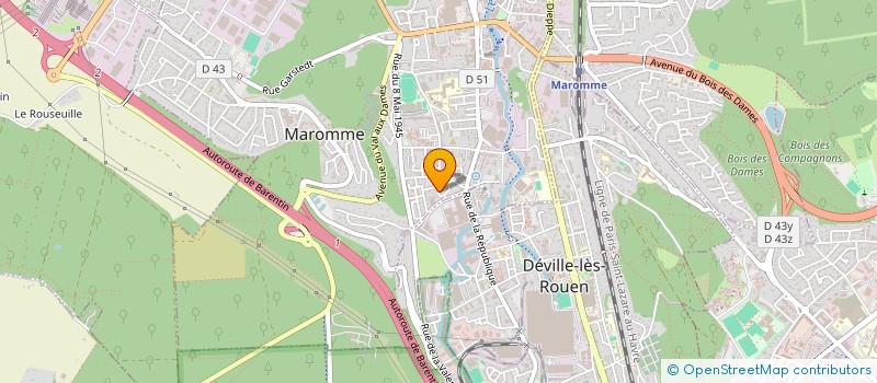 localisation de l'entreprise SCI AUGUSTA  MAROMME