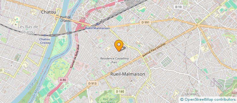 localisation de l'entreprise SCI AUGUSTE 15 à RUEIL-MALMAISON