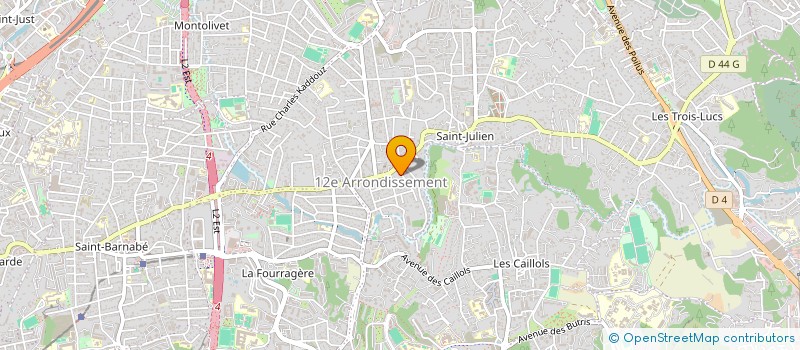 localisation de l'entreprise SCI AUGUSTE à MARSEILLE