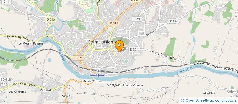 localisation de l'entreprise SCI AUGUSTE à SAINT-JUNIEN