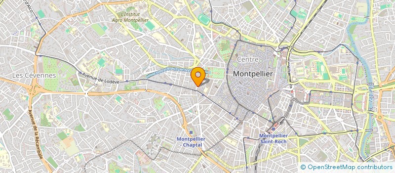 localisation de l'entreprise SCI AUGUSTE COMTE à MONTPELLIER