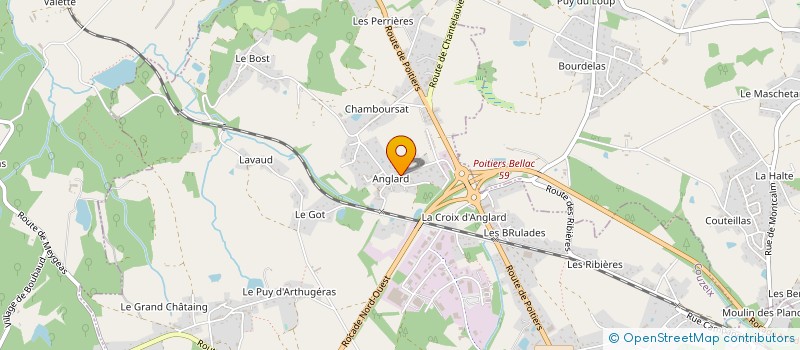 localisation de l'entreprise SCI AUGUSTE COMTE N°24 à COUZEIX