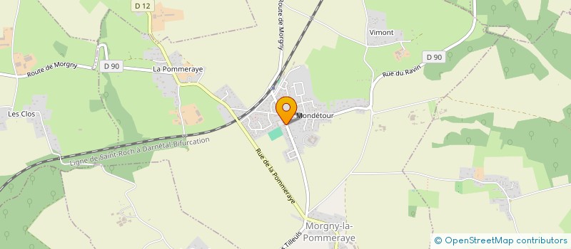 localisation de l'entreprise SCI AUGUSTE LEBLOND  MORGNY-LA-POMMERAYE