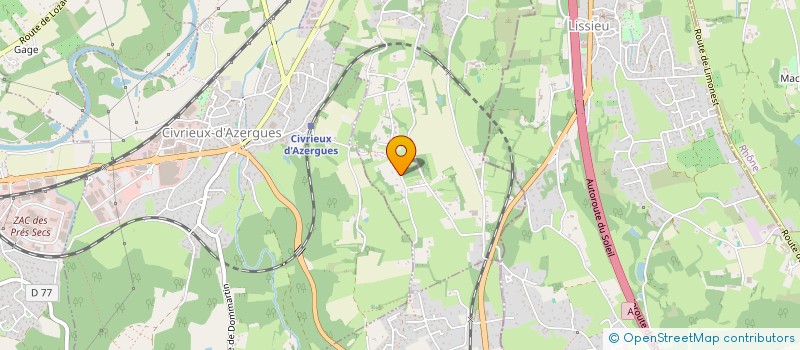 localisation de l'entreprise SCI AUGUSTE TRAMIER  MARCILLY-D'AZERGUES