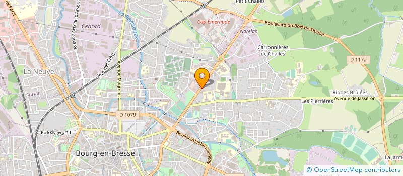 localisation de l'entreprise SCI AUGUSTIN à BOURG-EN-BRESSE