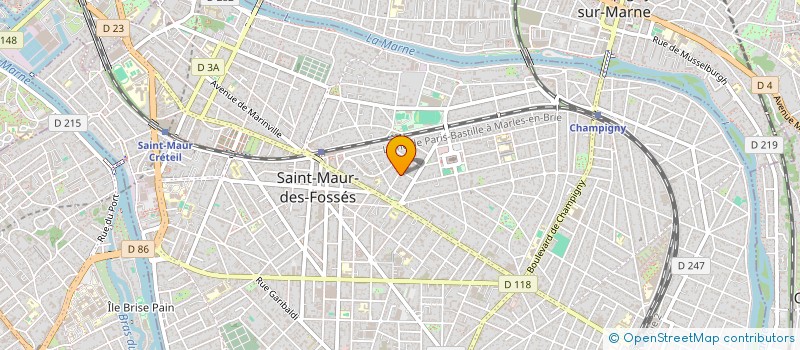 localisation de l'entreprise SCI AUGUSTIN à SAINT-MAUR-DES-FOSSES