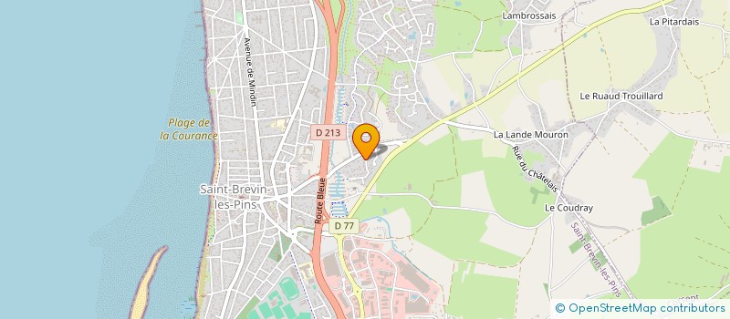 localisation de l'entreprise SCI AUGUSTIN à SAINT-BREVIN-LES-PINS