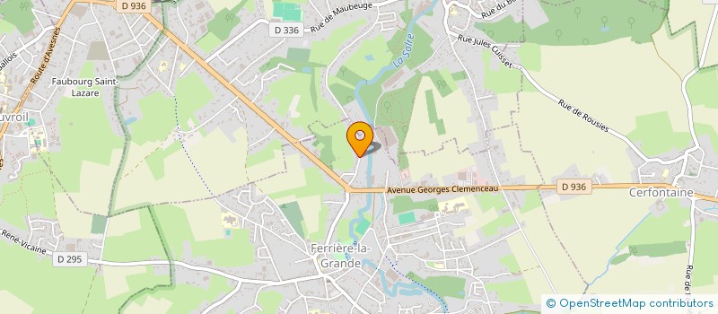 localisation de l'entreprise SCI AUGUSTIN DELATTRE  FERRIERE-LA-GRANDE