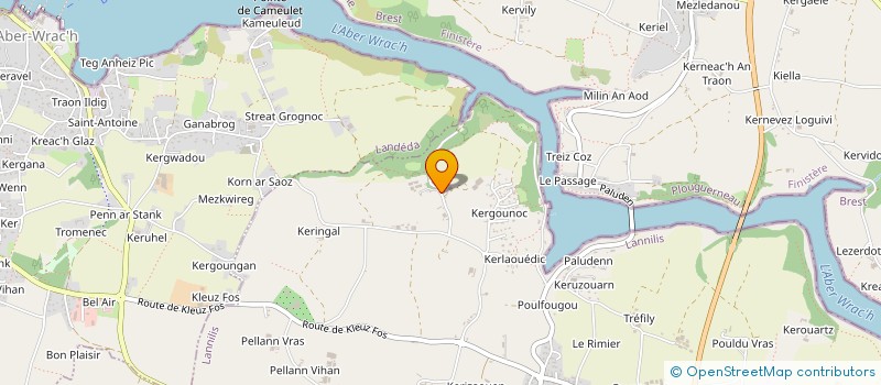 localisation de l'entreprise SCI AUGUSTIN MORVAN  LANNILIS