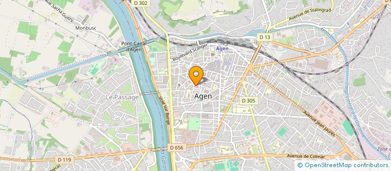 localisation de l'entreprise SCI AUGUSTIN47  AGEN