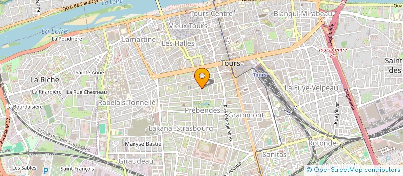 localisation de l'entreprise SCI AUGUSTINE  TOURS