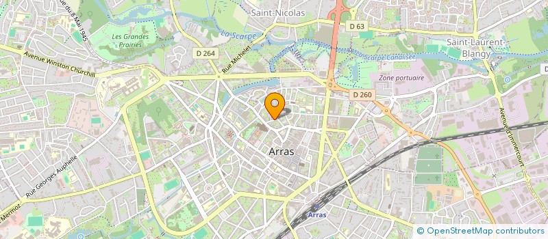 localisation de l'entreprise SCI AUGUSTINES à ARRAS