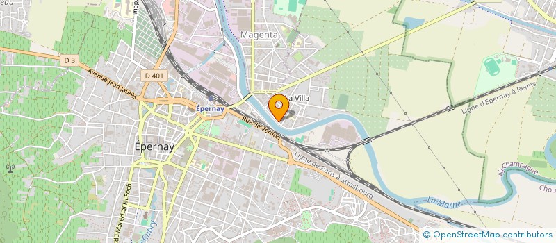 localisation de l'entreprise SCI AUGUSTINS  EPERNAY