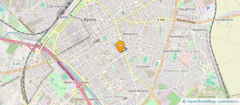 localisation de l'entreprise SCI AUGUSTINS PONSARDIN  REIMS