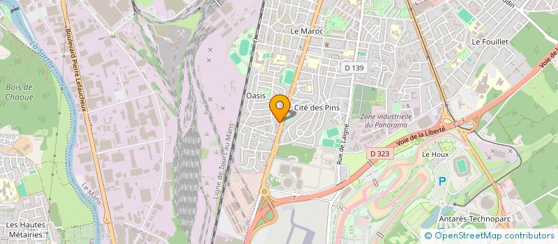 localisation de l'entreprise SCI AUHACHA à LE MANS