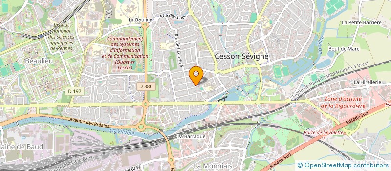 localisation de l'entreprise SCI AUHEMA à CESSON-SEVIGNE