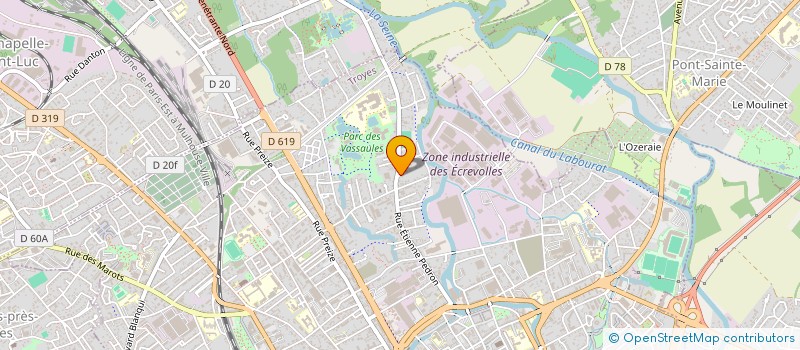 localisation de l'entreprise SCI AUHUIT à TROYES