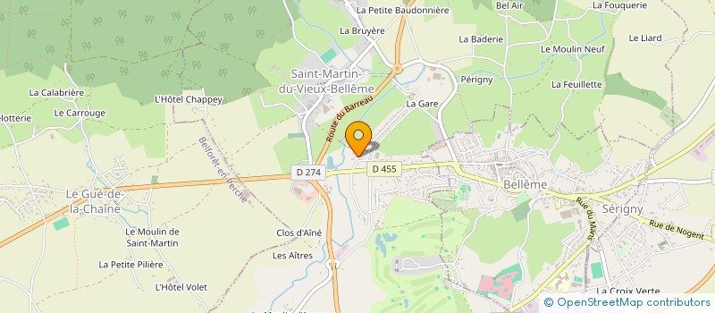localisation de l'entreprise SCI AUJAPE à SAINT-MARTIN-DU-VIEUX-BELLEME