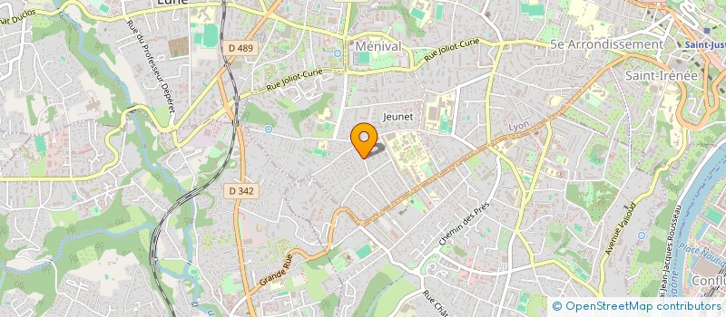 localisation de l'entreprise SCI AUJEIS  LYON