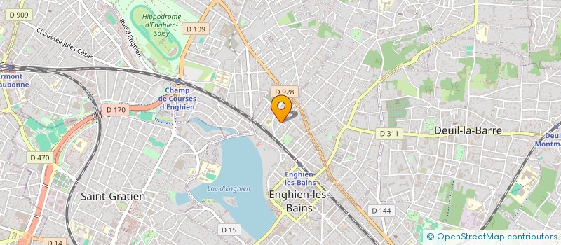 localisation de l'entreprise SCI AUKAN  ENGHIEN-LES-BAINS