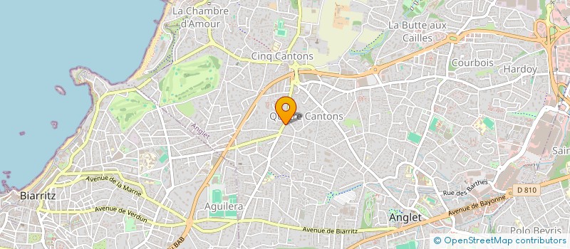 localisation de l'entreprise SCI AUKERA  ANGLET